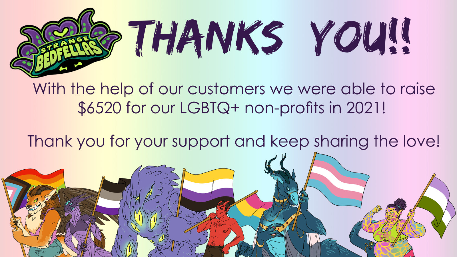 Thank you for your Pride support!