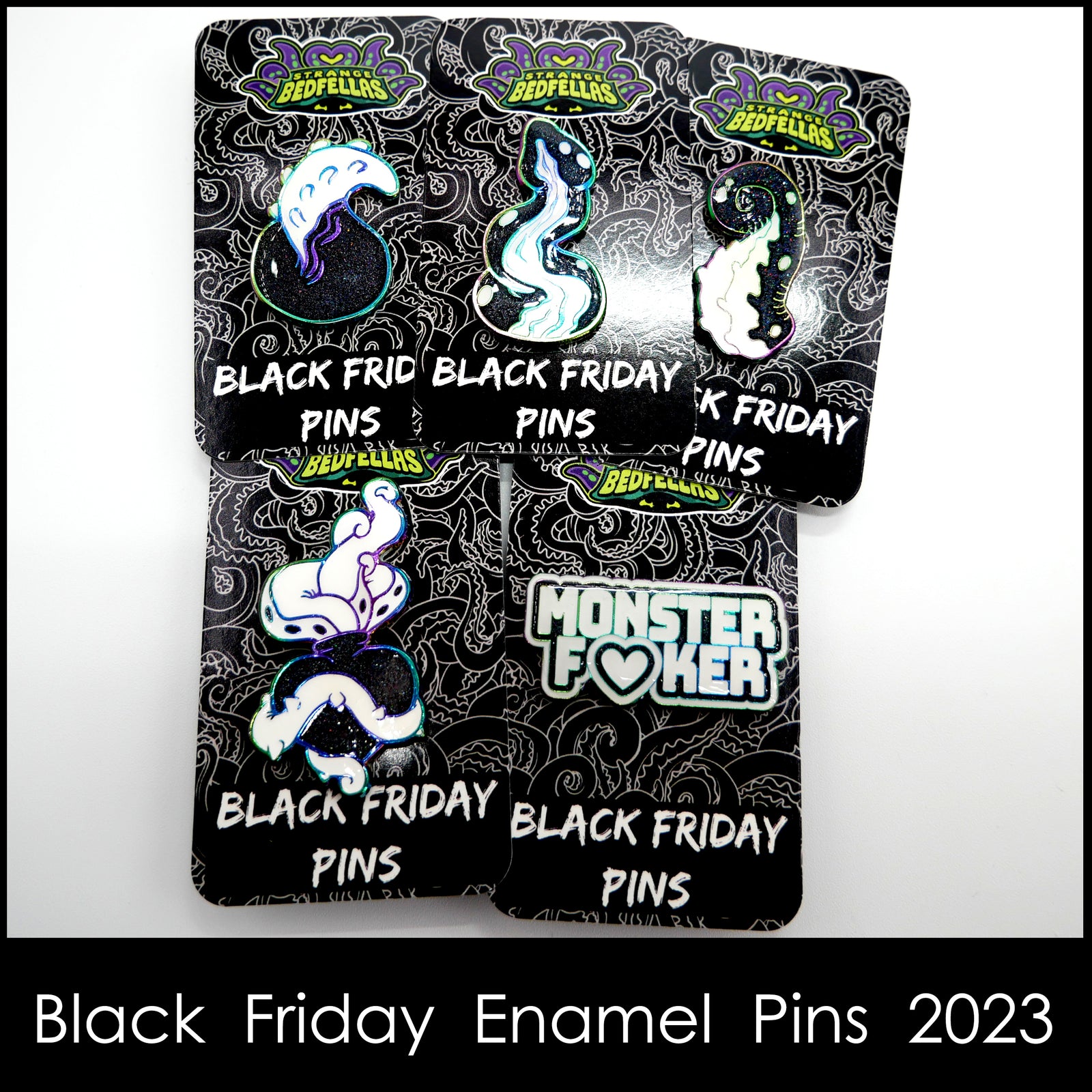 2023 Black Friday Enamel Pins