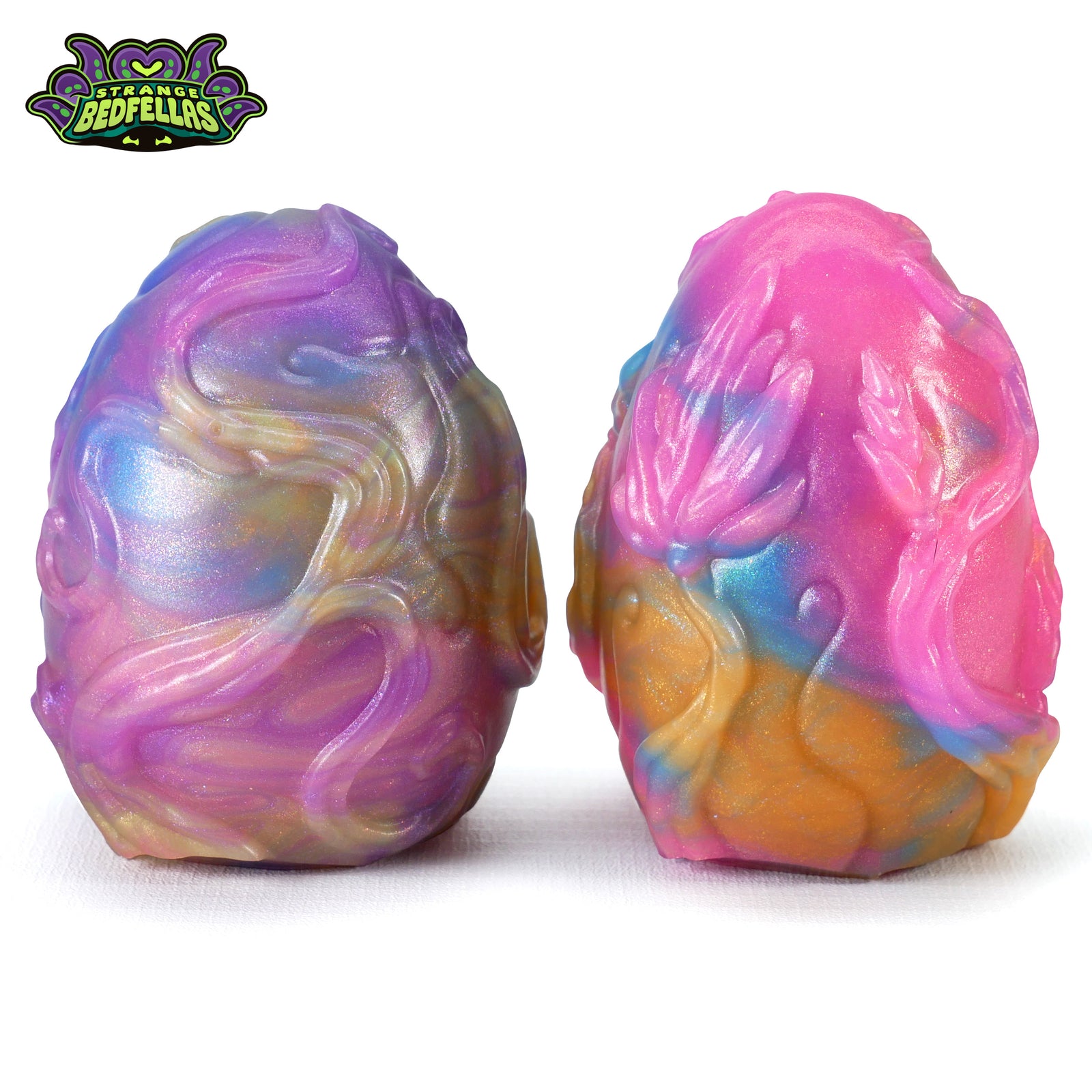 Small Emme Egg Pair -- Firm silicone -- E-2085