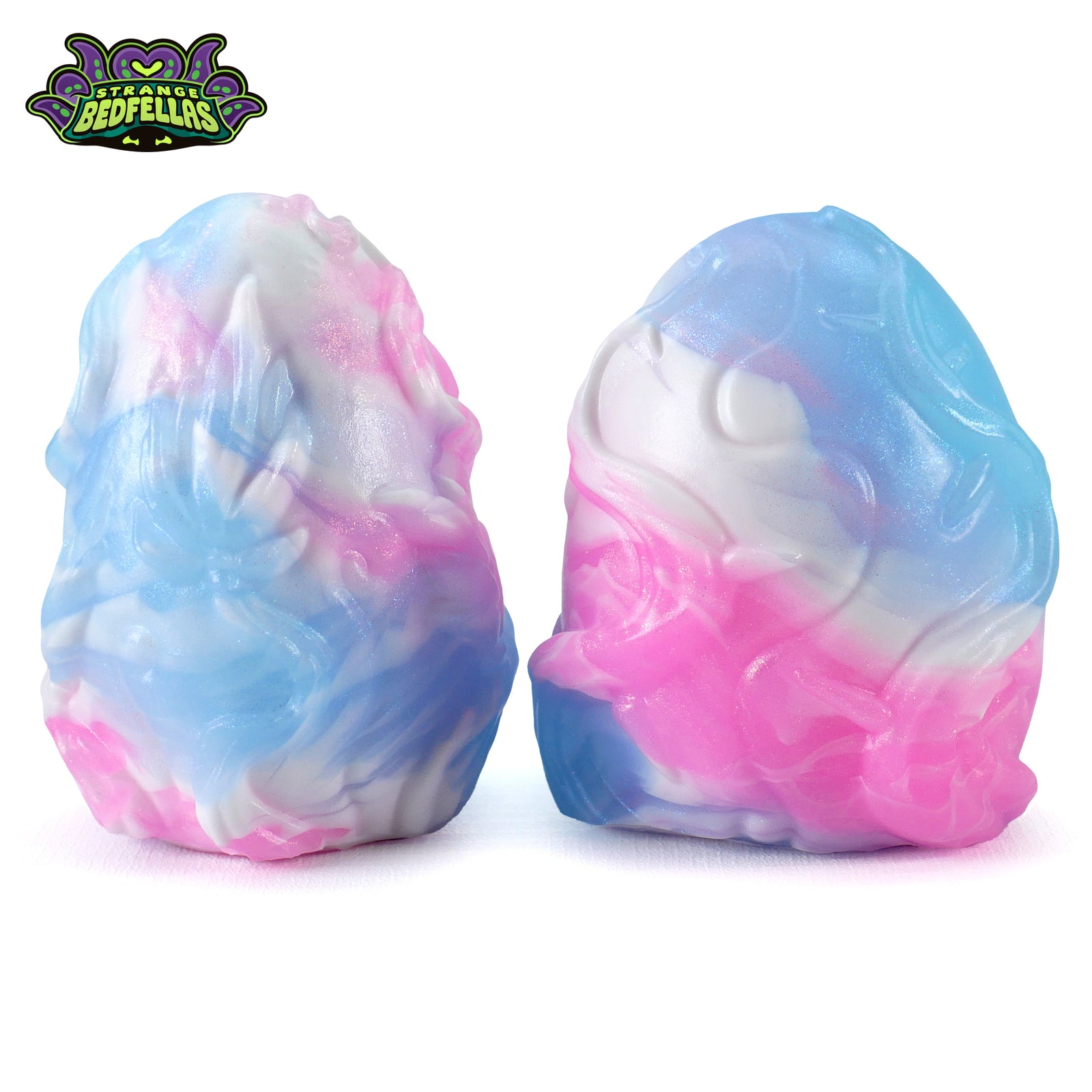 Small Emme Egg Pair -- Super Soft silicone -- E-2089