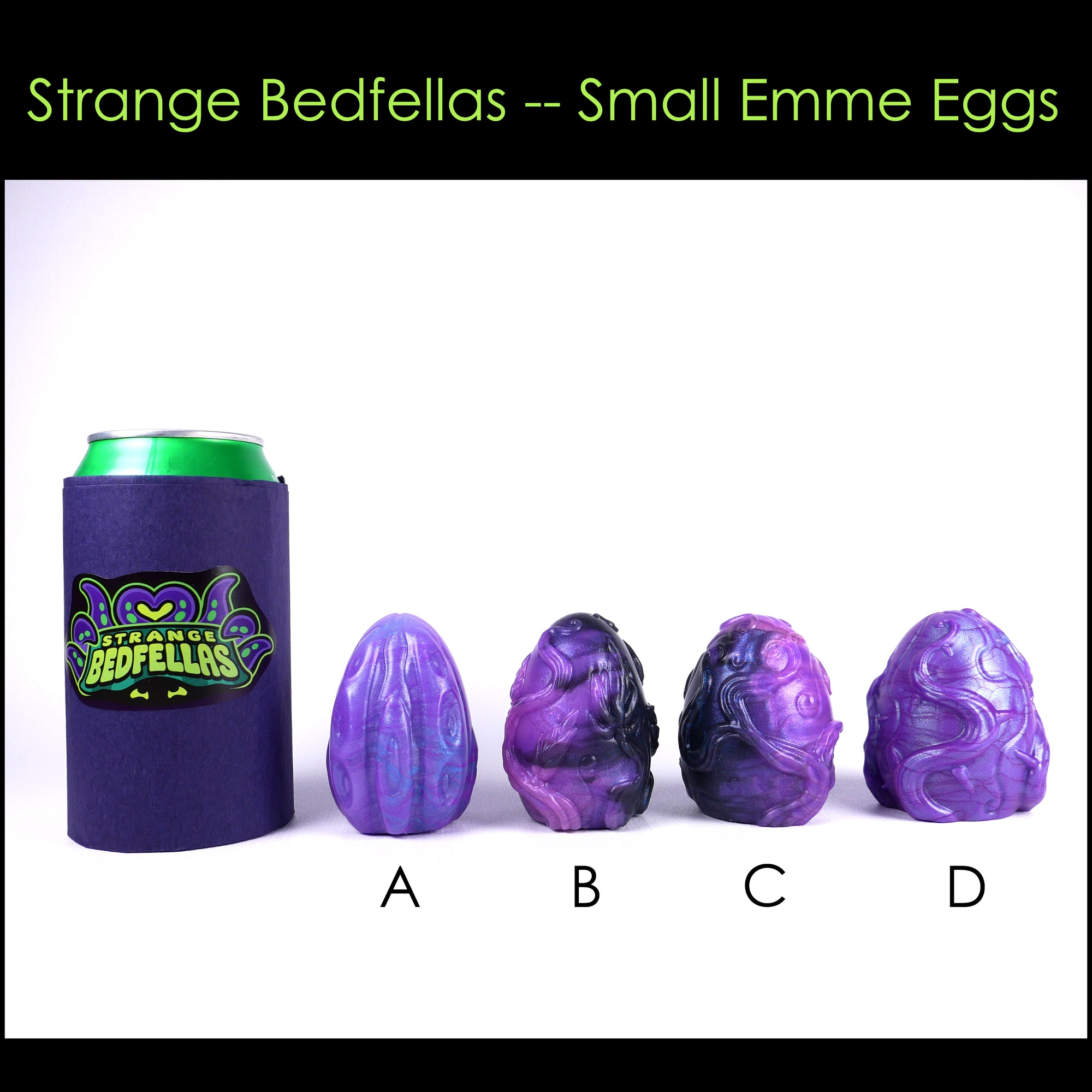 Small Emme Egg Pair -- Super Soft silicone -- E-1983