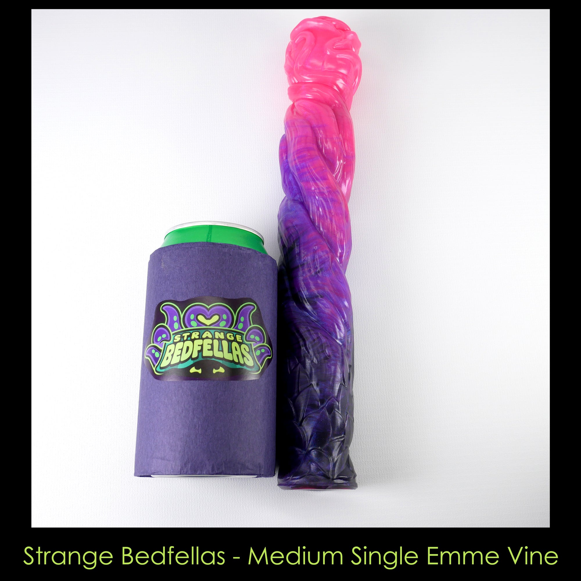 Medium Single Emme Vine -- Near Clear 31* silicone -- EV-14