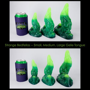 Medium Gelle's Tongue -- Near Clear 31* silicone -- GT-306