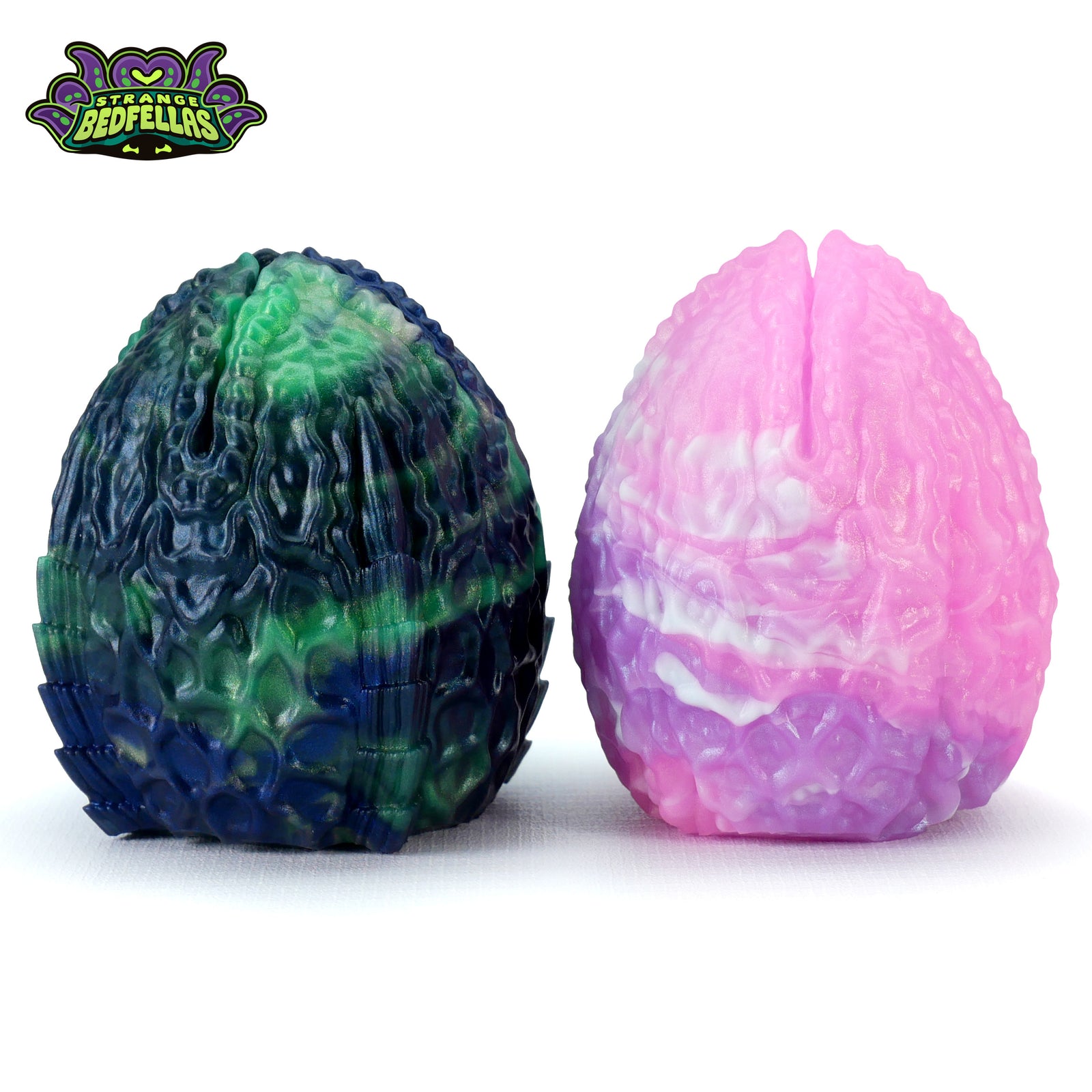 Small Nellen Egg Pair -- Super Soft silicone -- NE-124