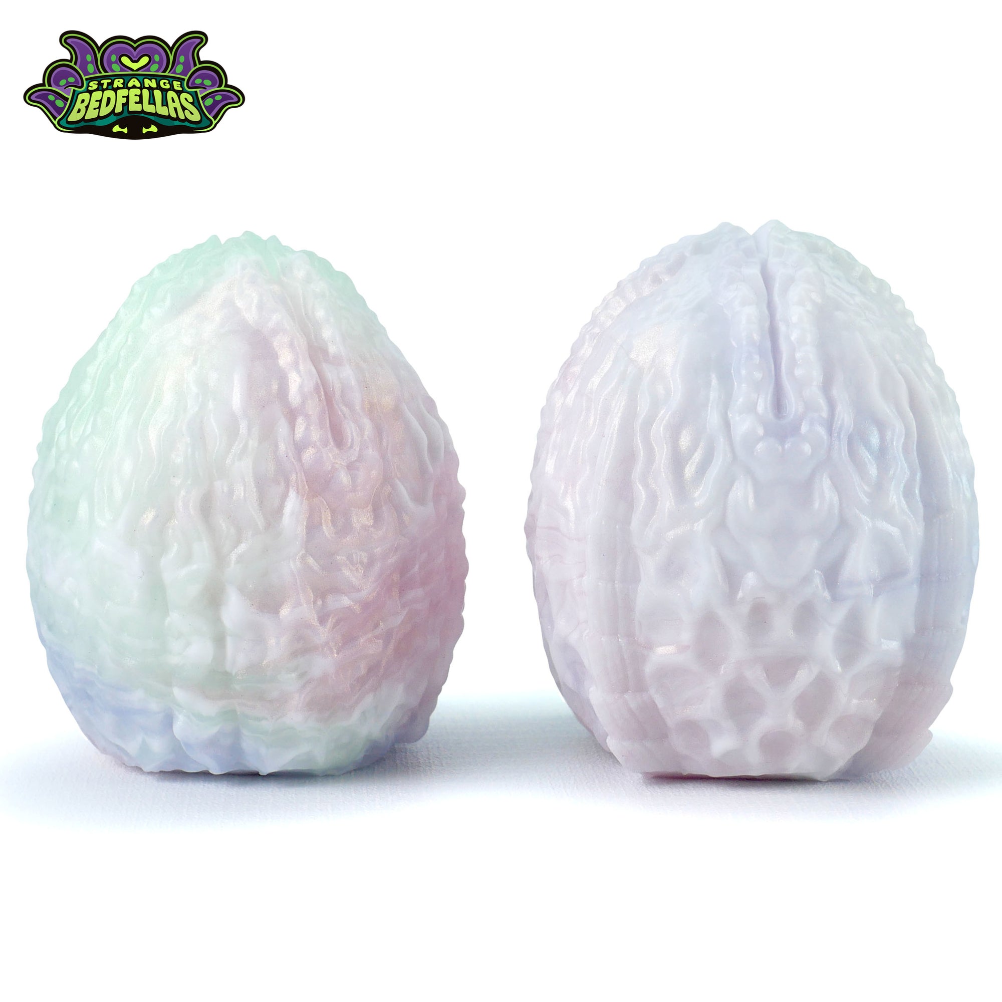 Small Nellen Egg Pair -- Super Soft silicone -- NE-86