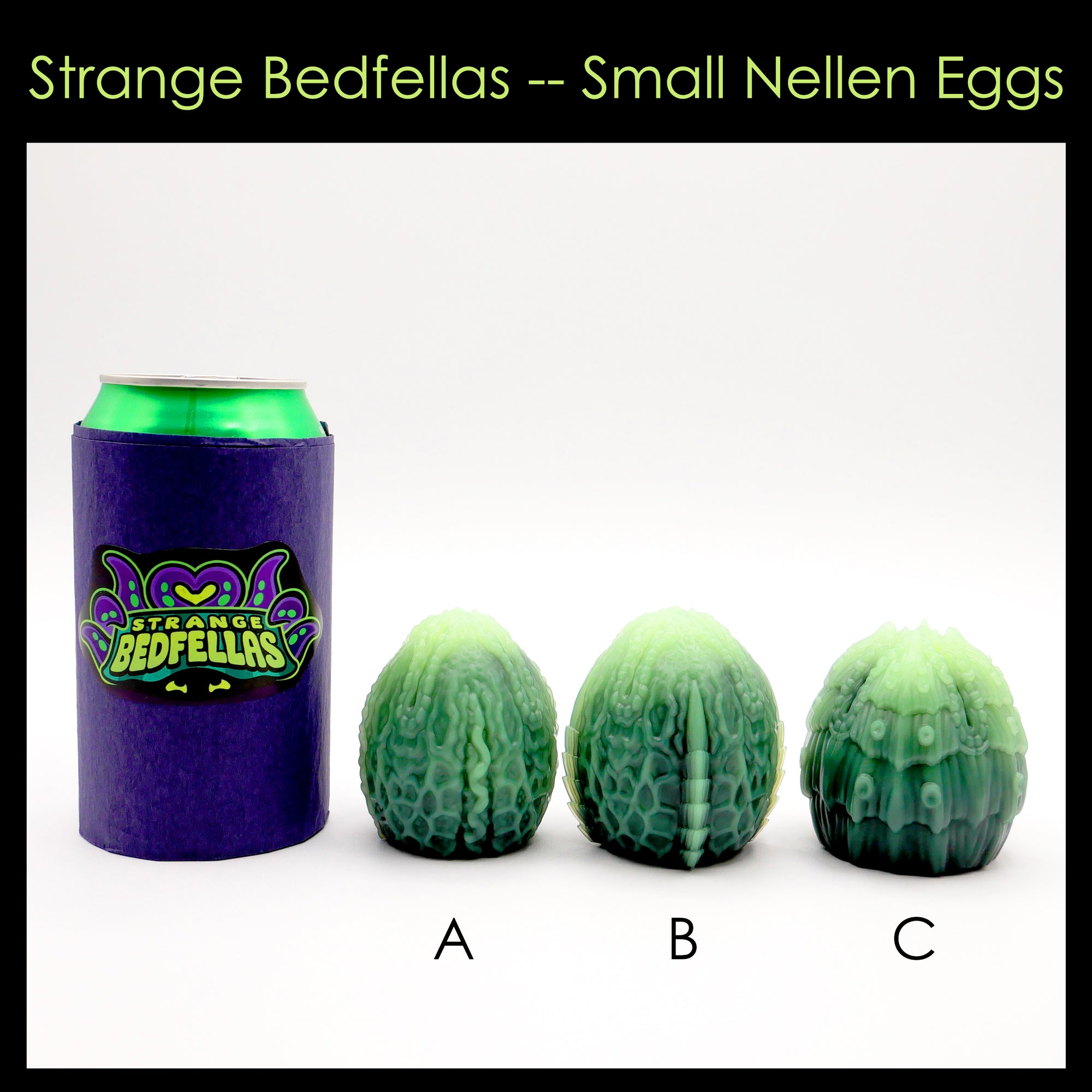 Small Nellen Egg Pair -- Super Soft silicone -- NE-36