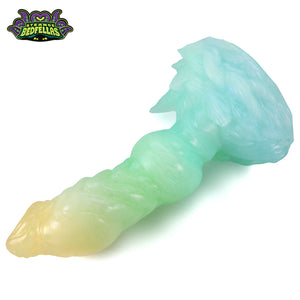 Medium Qarl MISHAP -- Near Clear 31* silicone -- Q-1219
