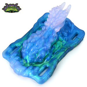 One Size Slavermaw Grinder -- Near Clear 31* silicone -- SLG-6