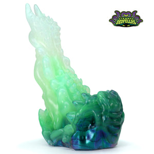 Large Slavermaw -- Near Clear 31* silicone -- SLM-89
