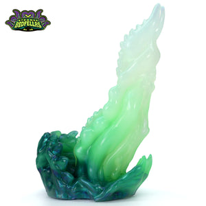Large Slavermaw -- Near Clear 31* silicone -- SLM-89