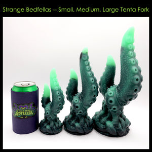 Medium Tenta Fork -- Near Clear 31* silicone -- TF-249