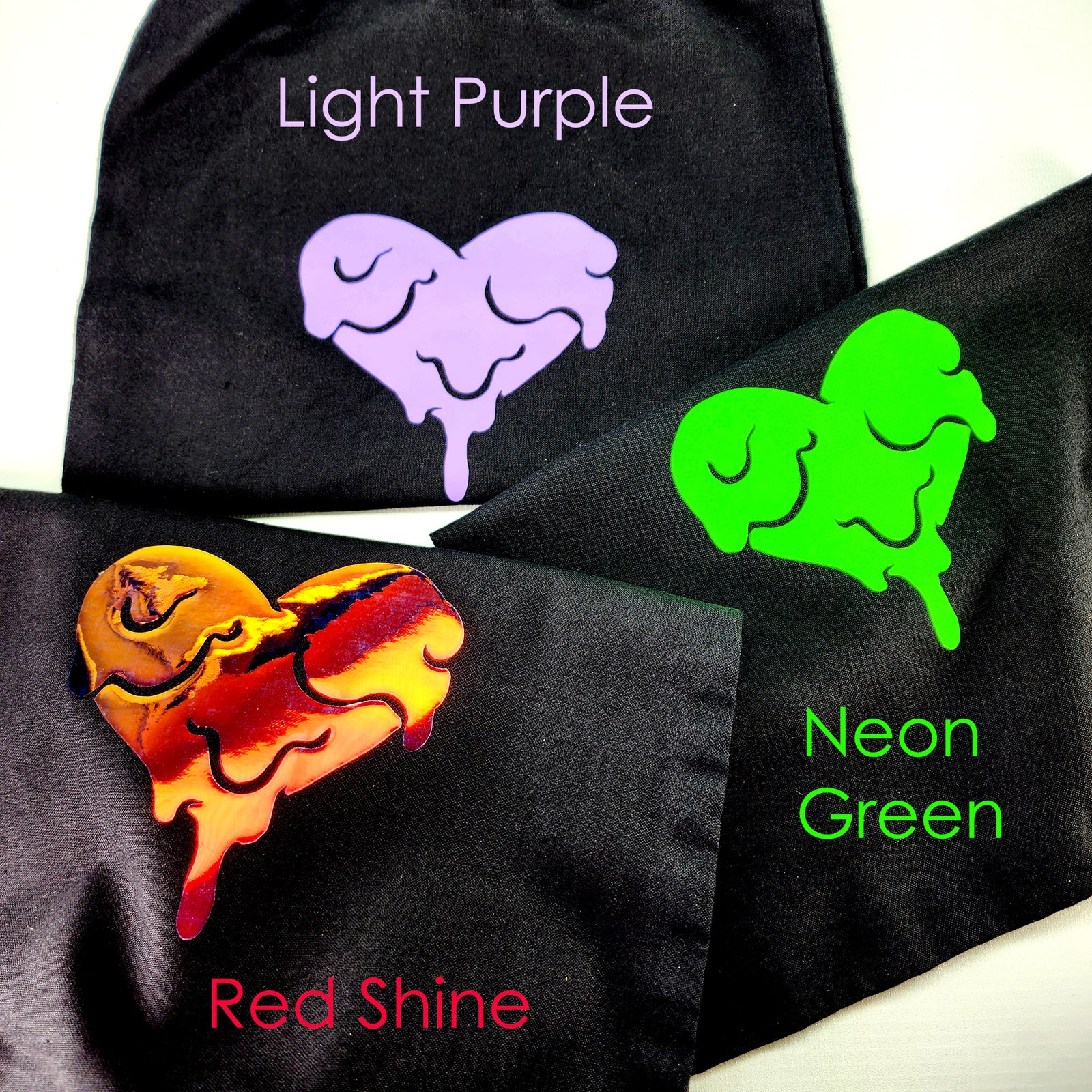 Cotton Toy Bags - Gooey Heart