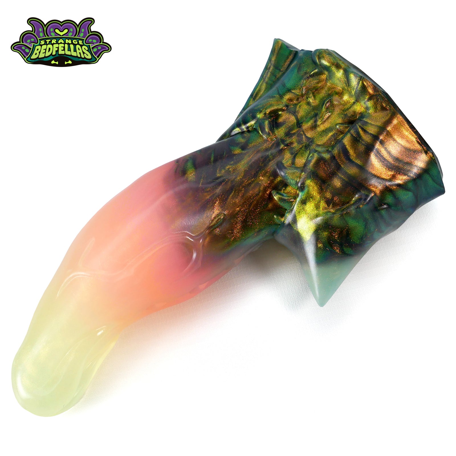 Medium Uthur's Tongue -- Near Clear 31* silicone -- UT-100