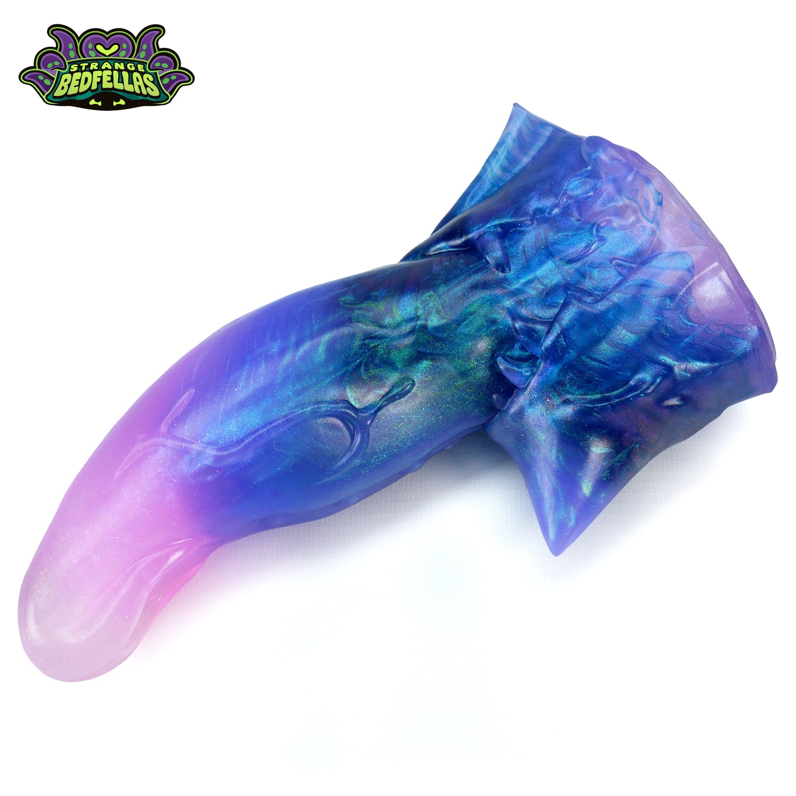 Large Uthur's Tongue -- Near Clear 31* silicone -- UT-94