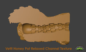 Vetti's Honeypot -- Super Soft silicone -- Relaxed Channel -- VHP-8
