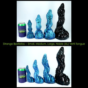 Medium Vetti's Tongue -- Near Clear 31* silicone -- VT-16