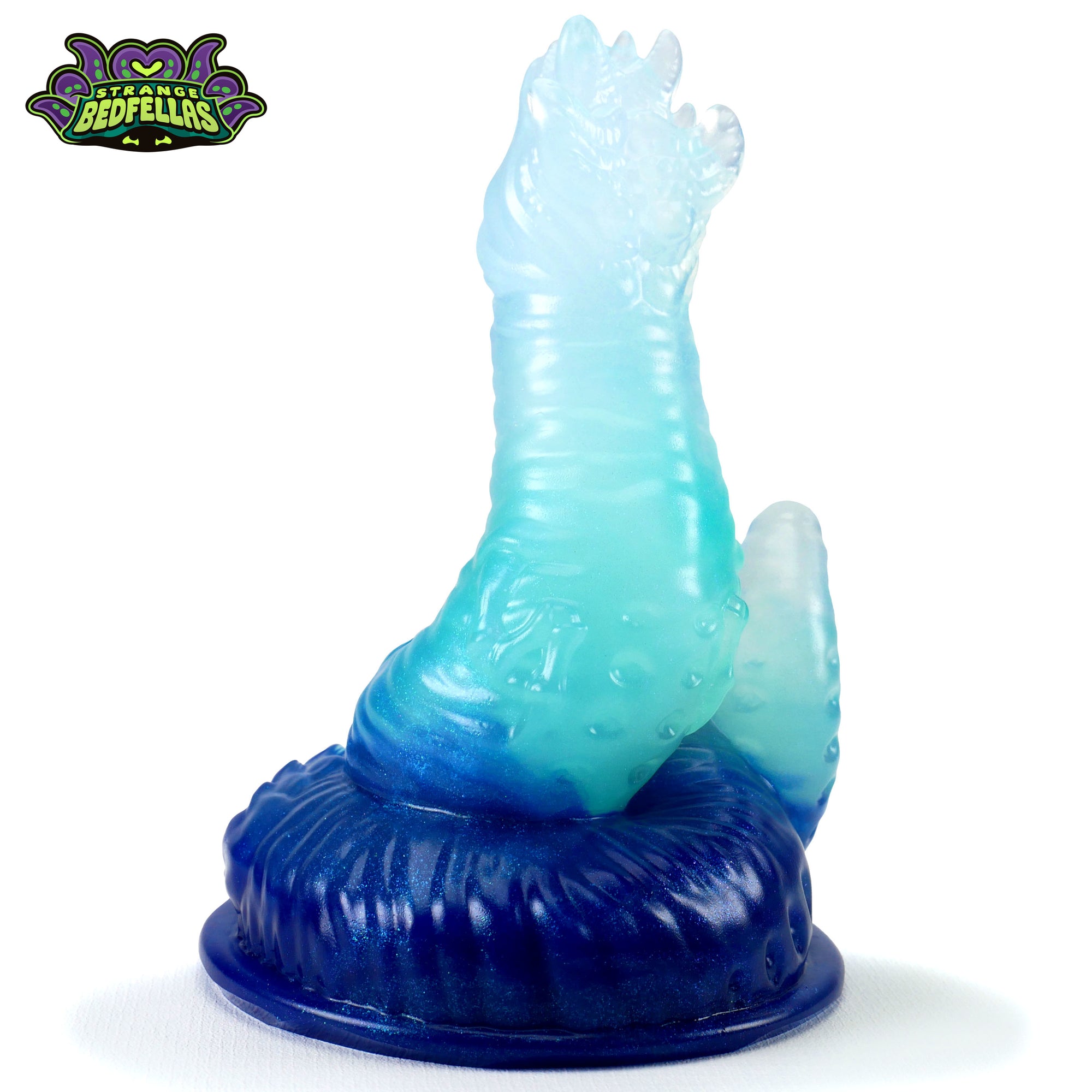 One Size Wormy Squish -- Near Clear 31* silicone -- WRM-22