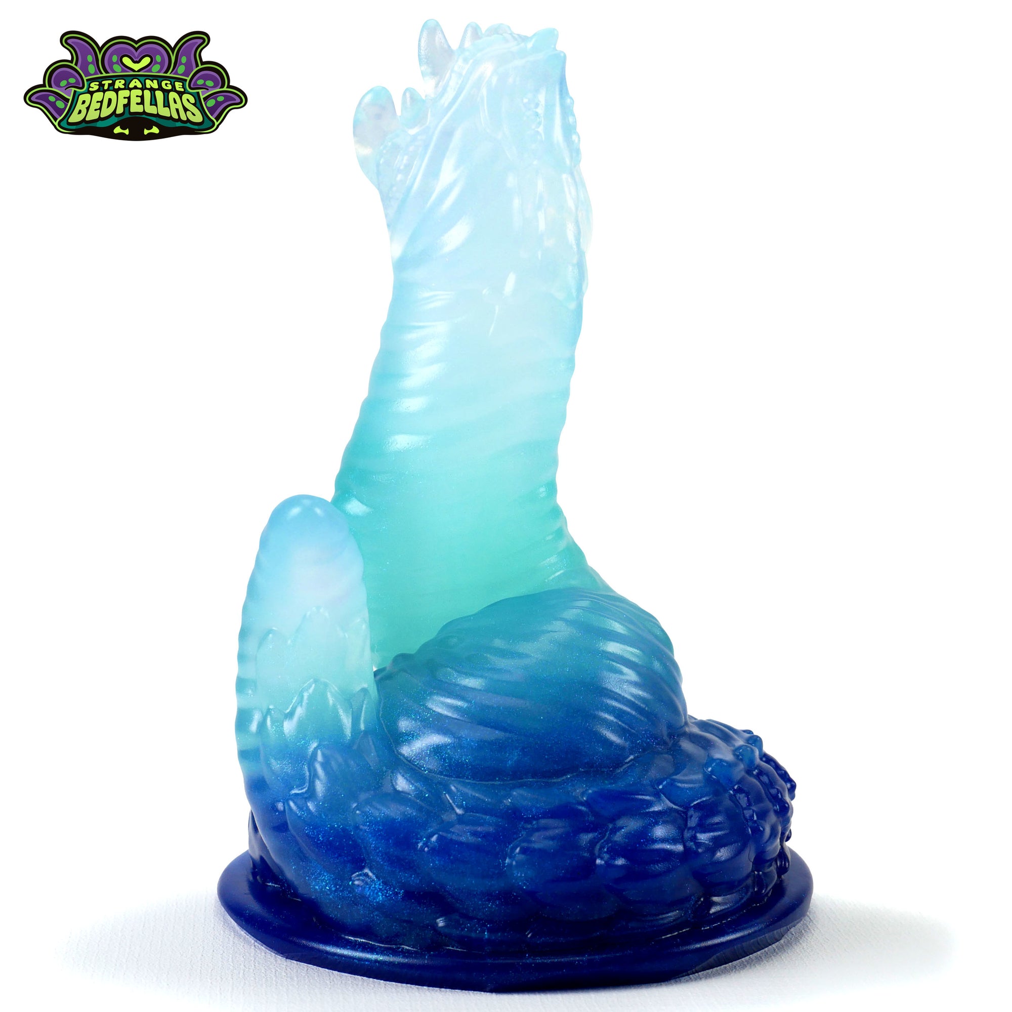 One Size Wormy Squish -- Near Clear 31* silicone -- WRM-22