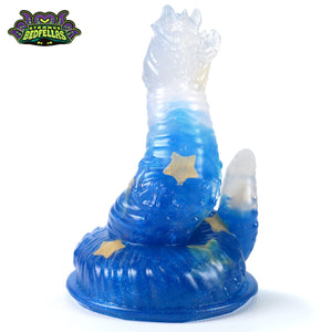 One Size Wormy Squish -- Near Clear 31* silicone -- WRM-28