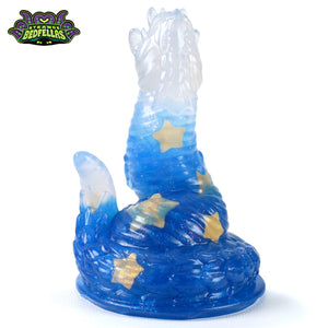 One Size Wormy Squish -- Near Clear 31* silicone -- WRM-28