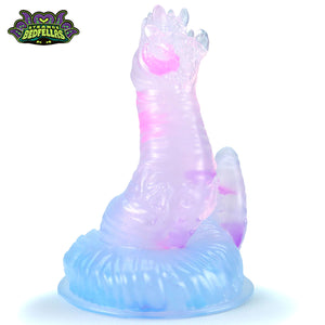 One Size Wormy Squish -- Near Clear 31* silicone **SEE NOTES** -- WRM-37