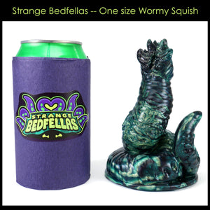 One Size Wormy Squish -- Near Clear 31* silicone -- WRM-43