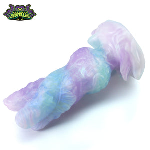 Medium Xymon's Knot -- Near Clear 31* silicone -- XK-138