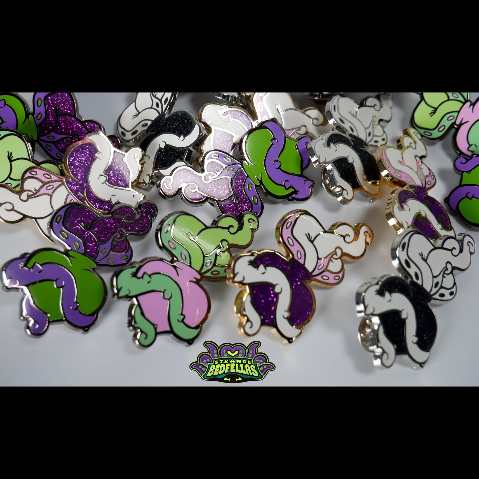 Sacred Tenta Heart Enamel Pin