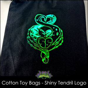 Cotton Toy Bags - Shiny Tendril Logo