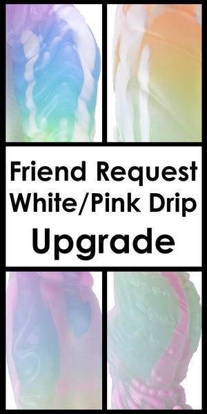 Friend Request Upgrade: White/Pink Drips